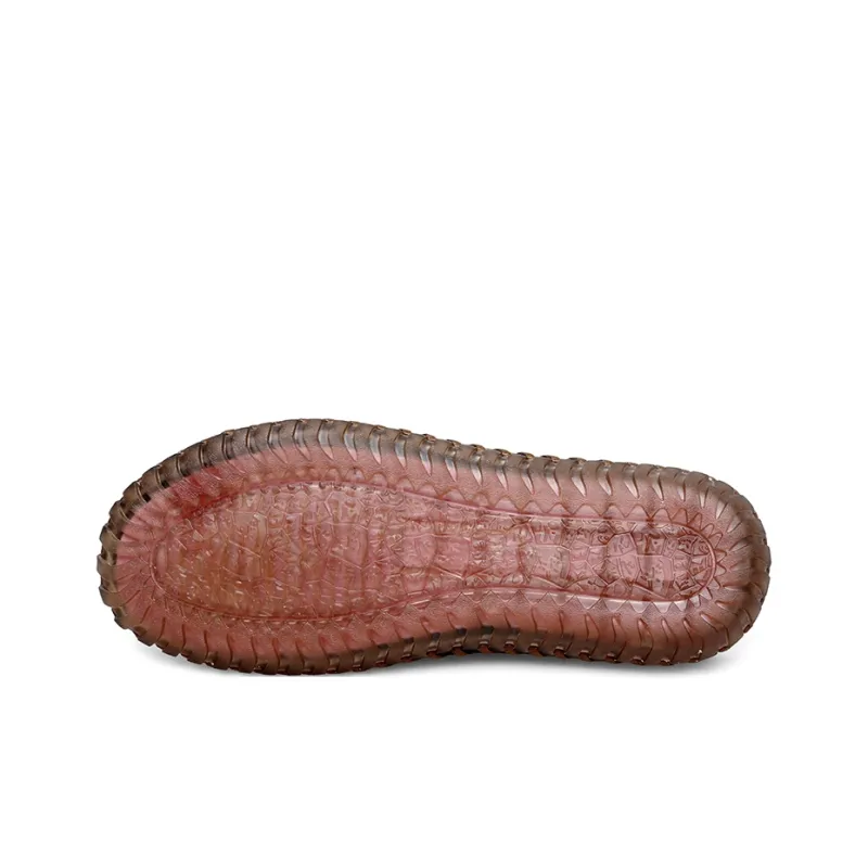 AMICNIEGD Quiet Slip Resistant Closed Toe Slippers Men's-7
