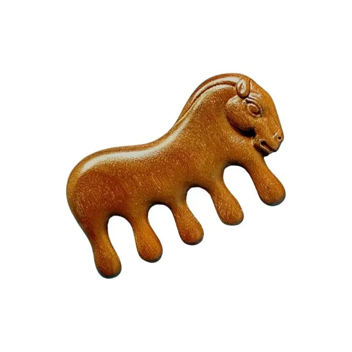 SHITIAN Pony Comb Nourishing, Natural Comb-0