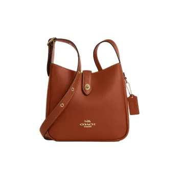 COACH Hadley Leather Shoulder Bag, Crossbody Bag Mini Women's Tan