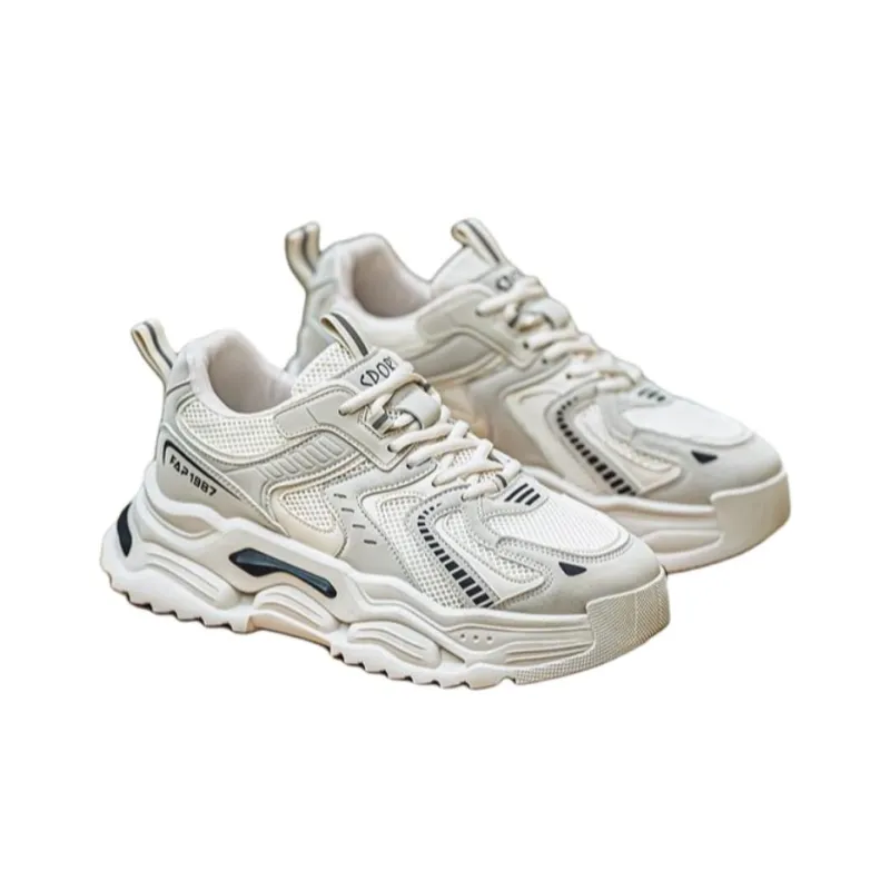 M.M Party Anti Slip Wear Resistant Low Top Chunky Sneakers Men's-2