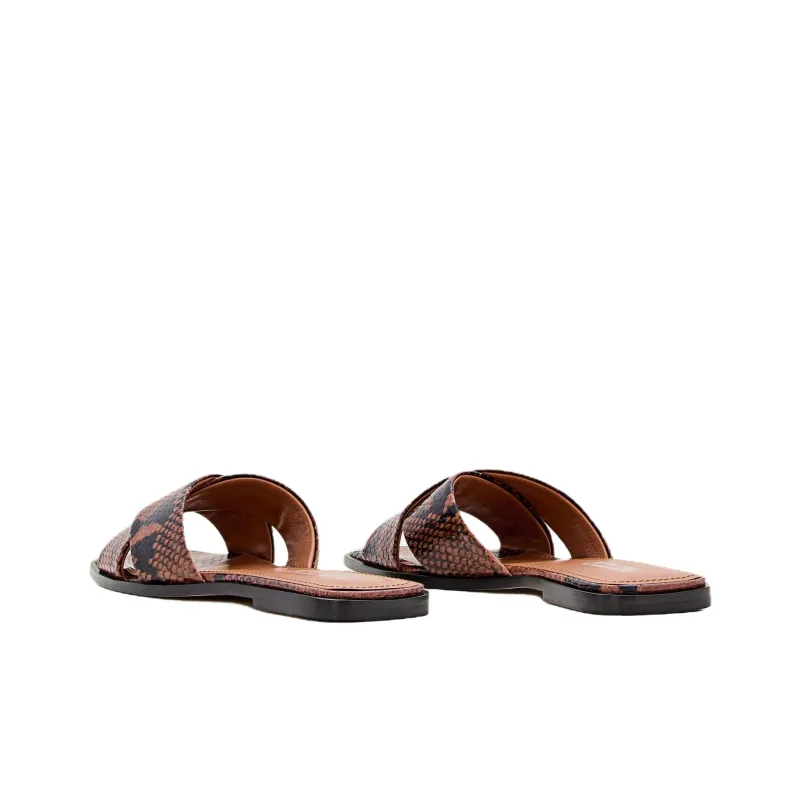 Paris Texas Abrasion Resistant Slide Slippers Women's Brown-3