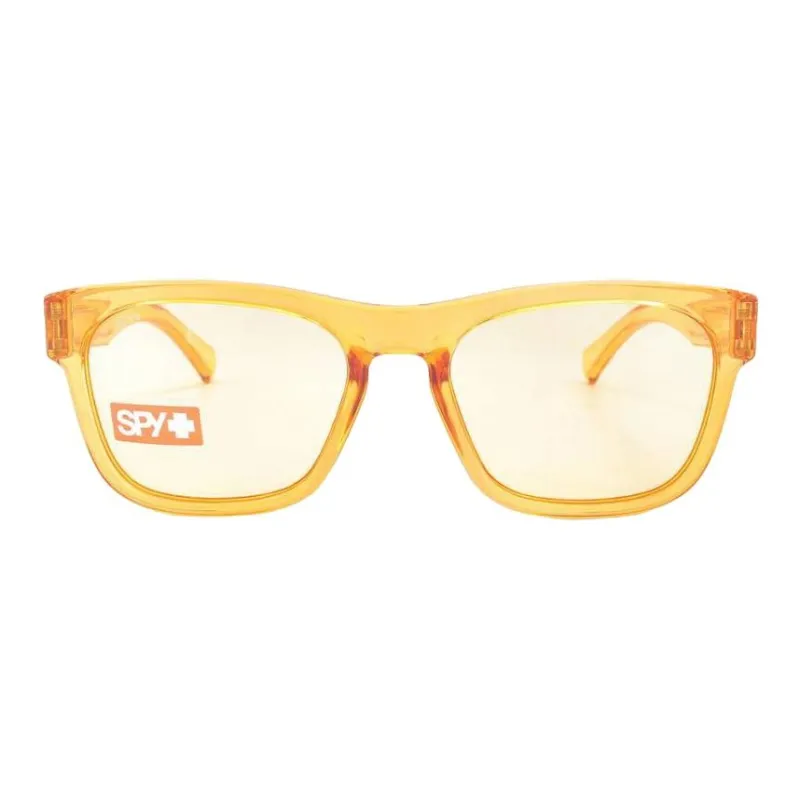 SPY Plastic Square Sunglasses Men's Orange-1
