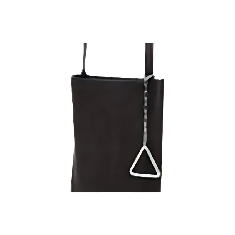 Yohji Yamamoto Chainsaw Collaboration Leather One Shoulder Crossbody Cell Phone Pouch Men's Black-3