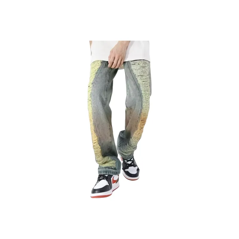 OG96 LAB Jeans Unisex Luxury Streetwear Washed Color 💞💞💞-1