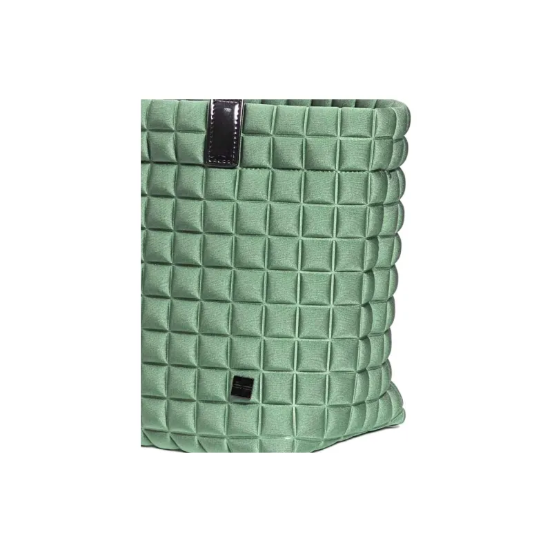 BPRIME 3D Cubic Thermoforming Fabric Handbag Regular Women's Light Green-2