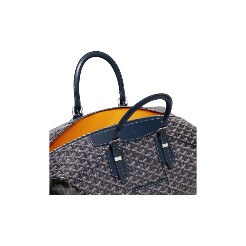 GOYARD Bowling Canvas Travel Bag Unisex Dark Blue-2