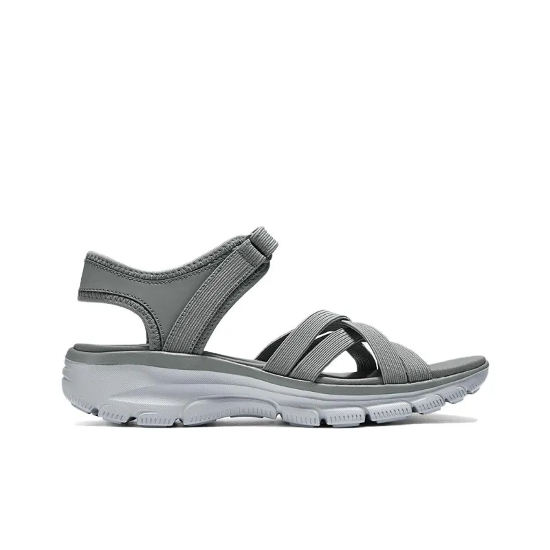 Skechers Modern Comfort Beach Sandals Women's Gray-1