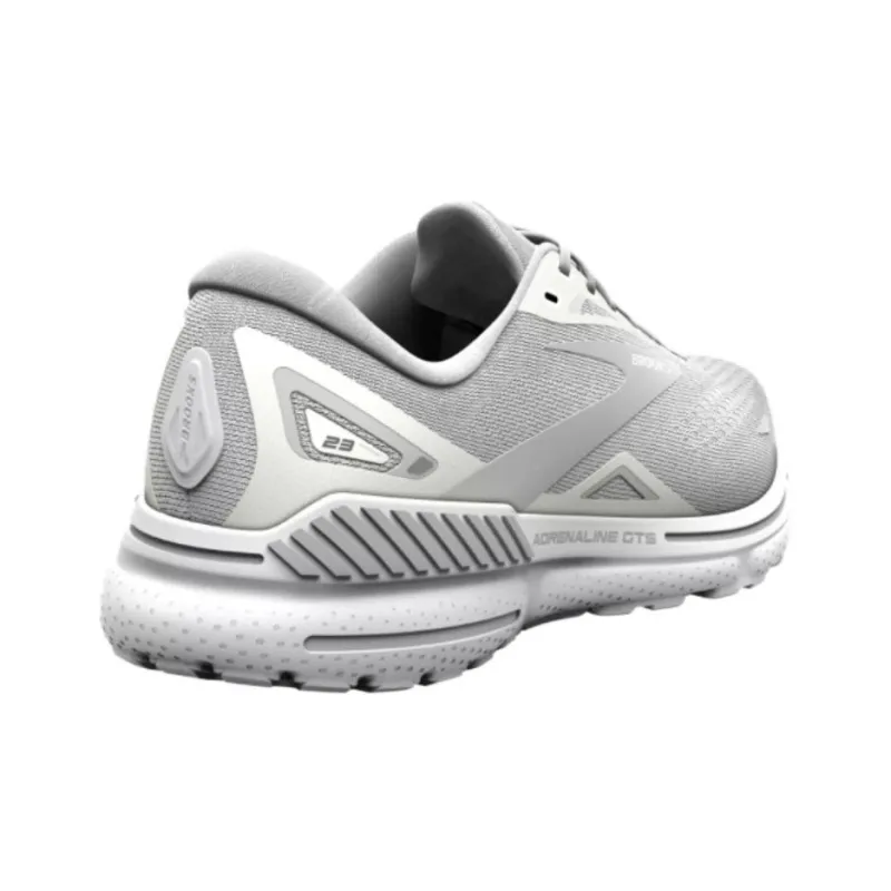 Brooks Adrenaline GTS 23 Abrasion Resistant Low Top Casual Running Shoes Women's Light Gray-2