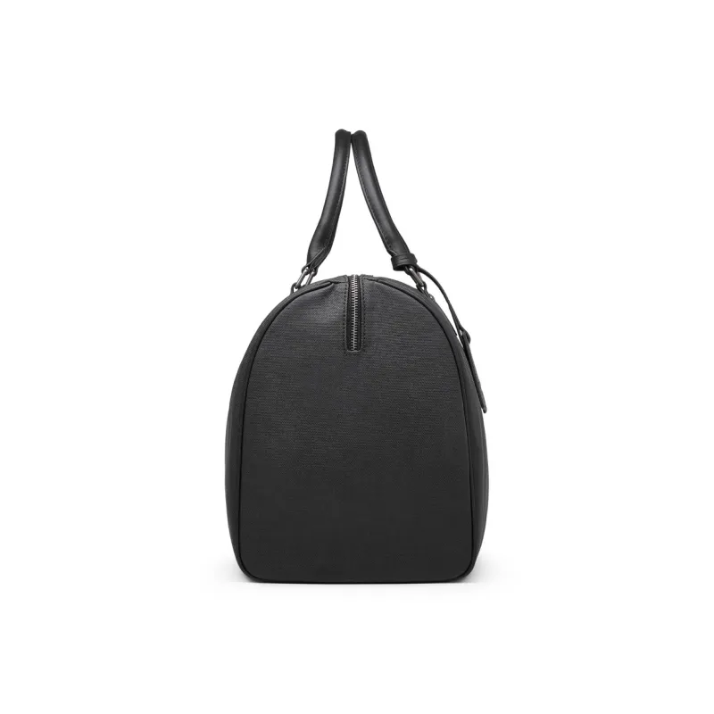 Chrisdien Deny Fabric Travel Handbag Men's Black-3