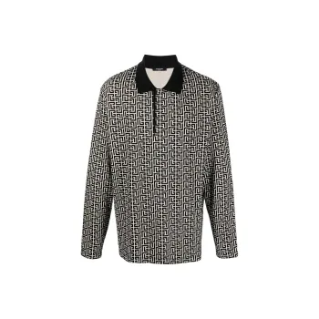 BALMAIN Polo Shirts Men Black