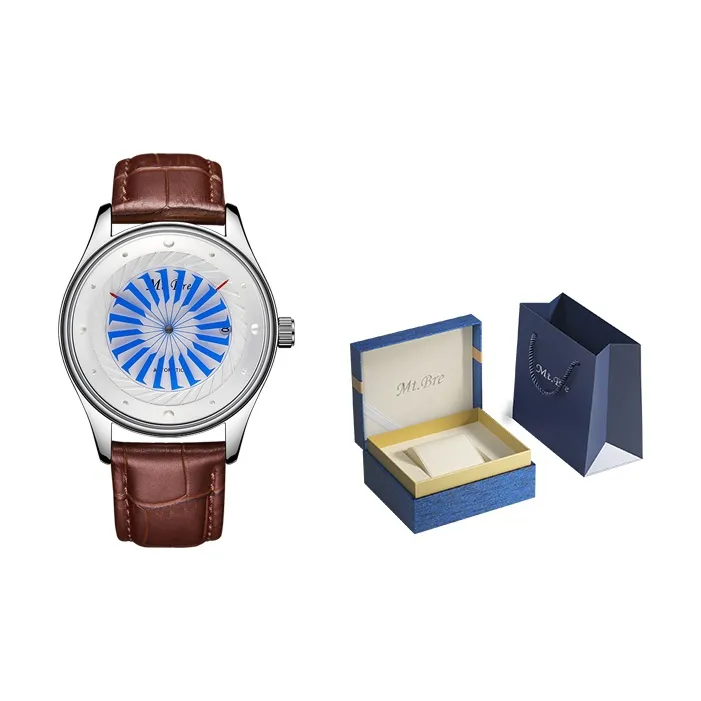 MT.BRE Possession Collection Automatic Mechanical Movement Watch Men's Watches Black Dial-2