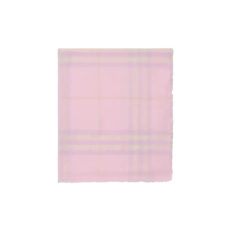 Burberry Check Wool Scarf-1
