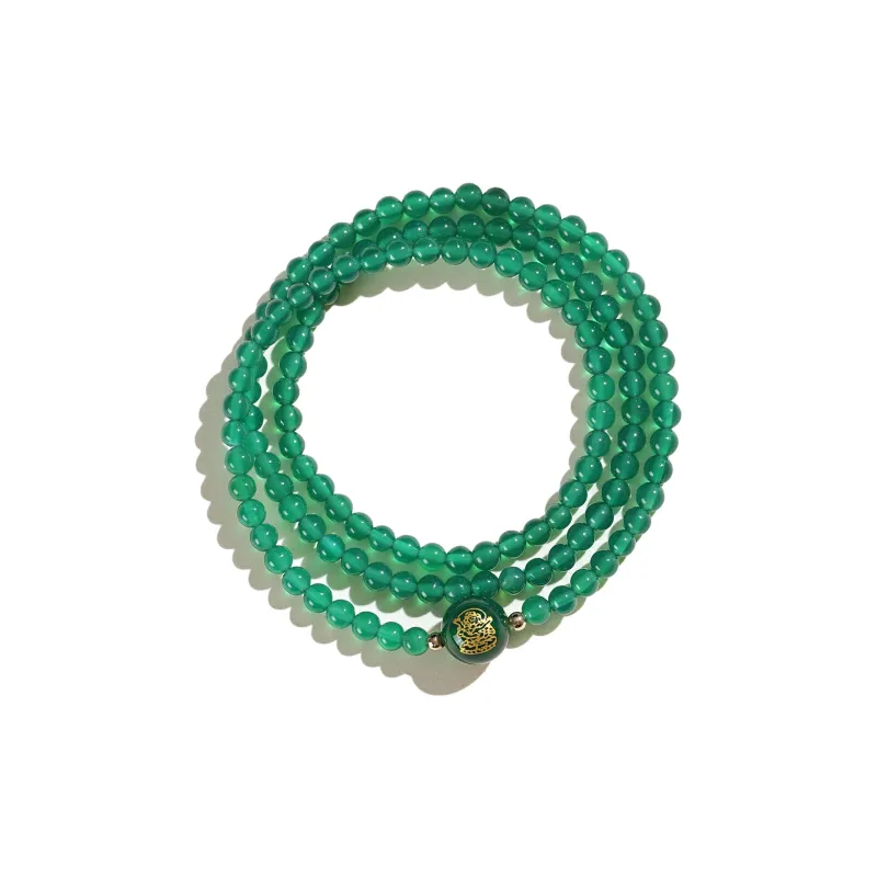Love Link Natural Agate Bracelets Women's-6
