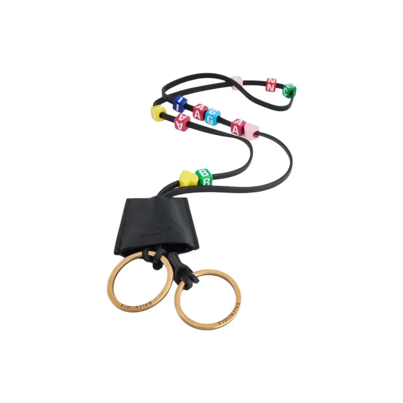 Balenciaga Rodeo Calfskin Bag Charm Bag Merch Women's Black-3