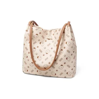AOKANG PVC With Synthetic Leather Tote Bag, Shopping Bag, Shoulder Bag Women's Multicolor