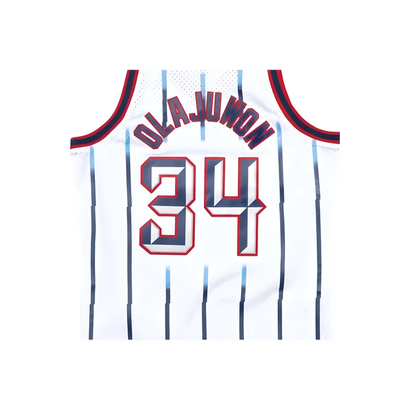 Mitchell & Ness Houston Rockets 1996 97 Hakeem Olajuwon Swingman Jersey-4