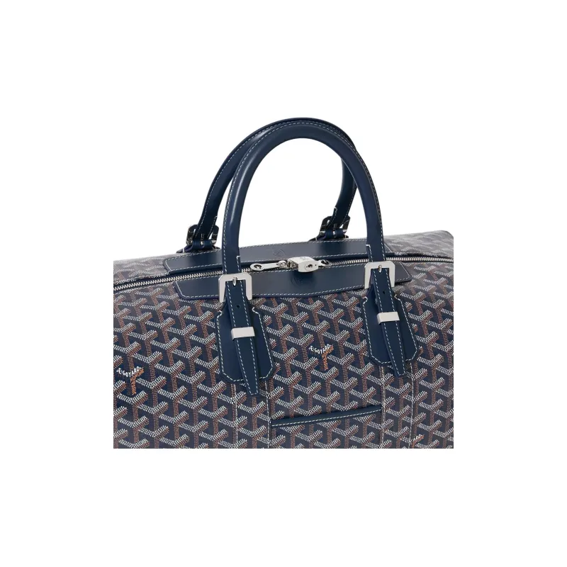 GOYARD Bowling Canvas Travel Bag Unisex Dark Blue-1