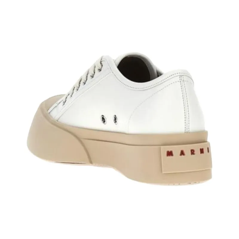 MARNI Pablo Low Top Skateboard Shoes Women's White-3
