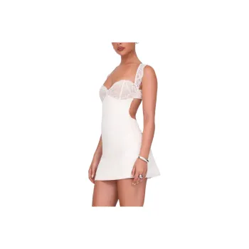 Tiger Mist NYOMI MINI DRESS Slip Dress Women's Neutral Color