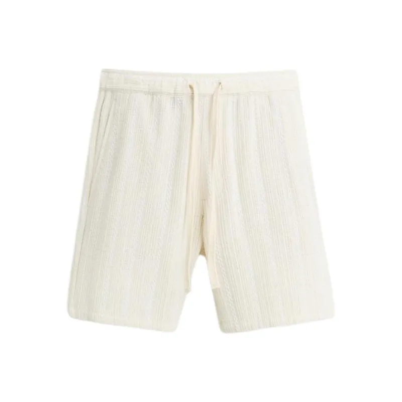 ZARA Casual Shorts Men White-0