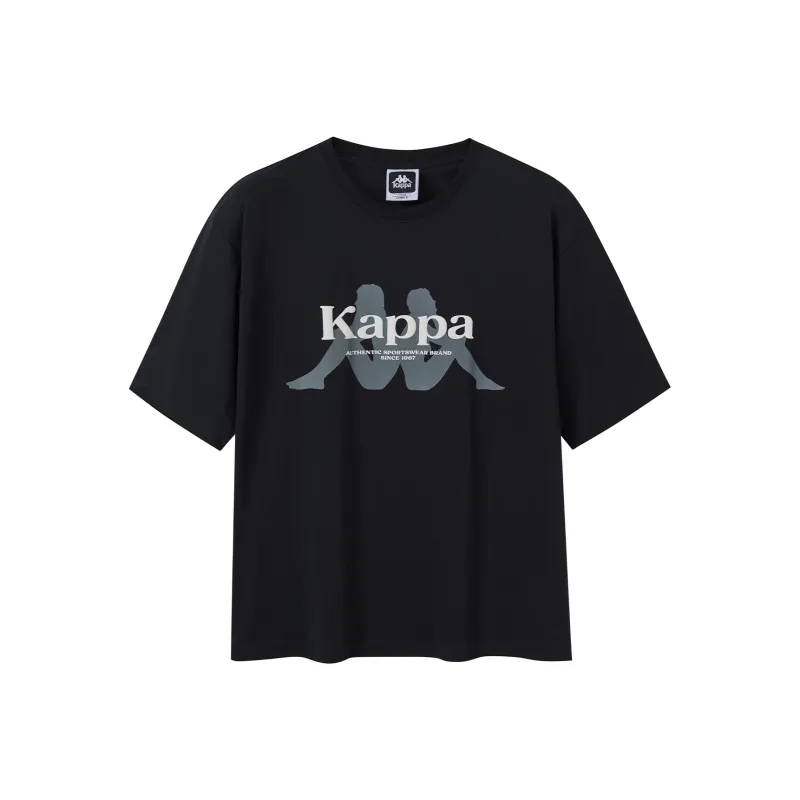 Kappa Fashion Comfortable Versatile Short Sleeved Casual T Shirt Unisex-3