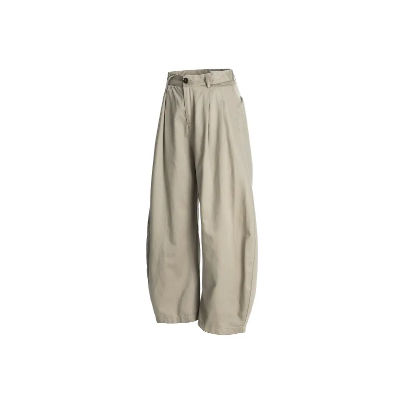 GBXM Casual Pants Unisex Light Khaki-1