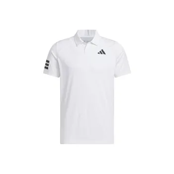 Adidas Tennis3 Stripes Polo Shirt Men's White/Black