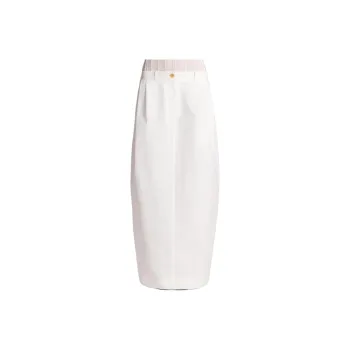 KHAITE Casual Long Skirt Women's White