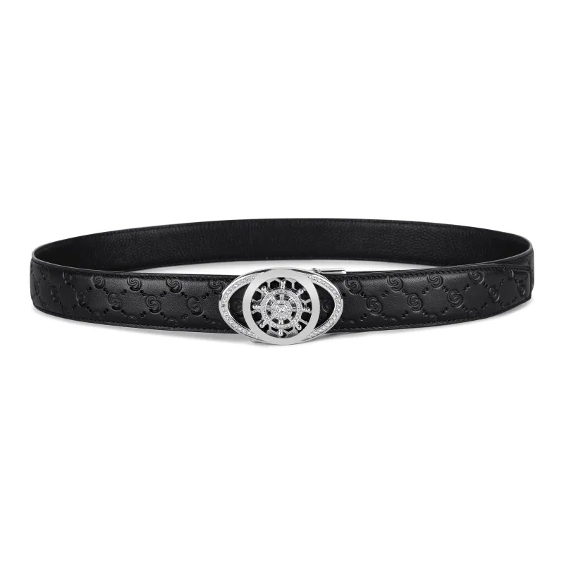 Ace Paul Cow Leather Belt Men's 3.5cm-4