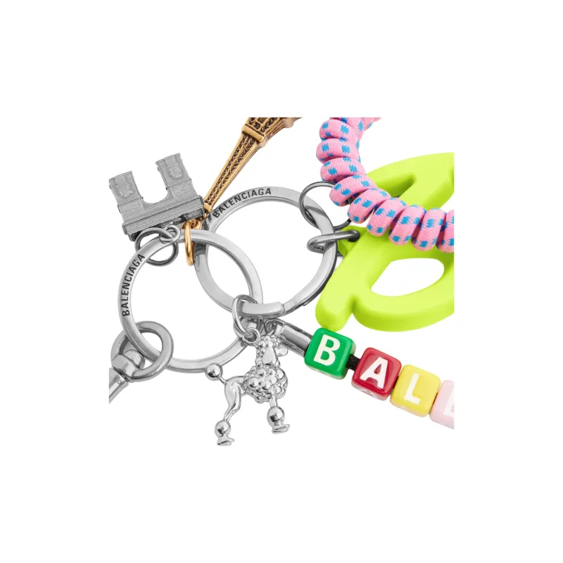 Balenciaga Brass Bag Charm Bag Merch Women's Multicolor-3