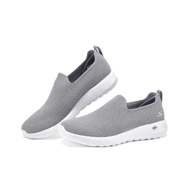 Skechers MEN'S GO WALK Cushioning Abrasion Resistant Lightweight Low Top Casual Shoes Men's Gray-1