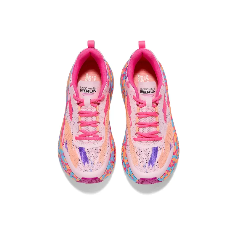 Skechers Max Cushioning Premier 2.0 Low Top Running Shoes Women's Coral Pink-4