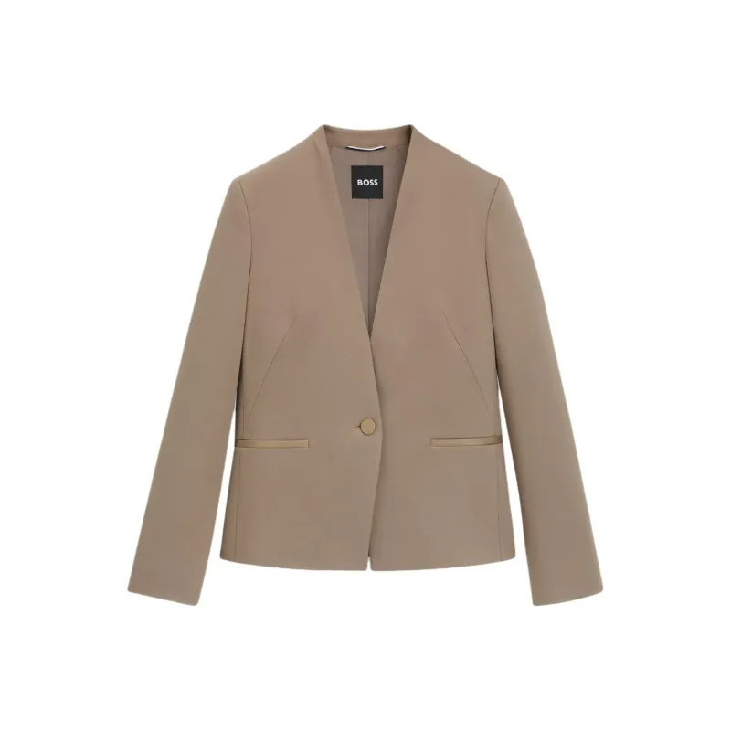 HUGO BOSS Business Suit Coat Women's Light Brown-0