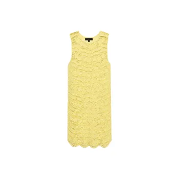 ZARA Sleeveless Dresses Women's Yellow