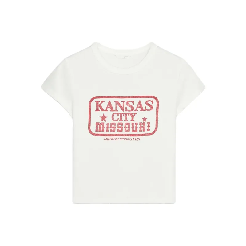 ZARA T Shirts Women's Frosted White-0