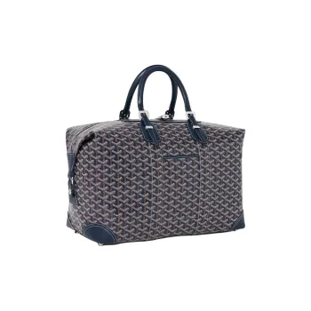 GOYARD Bowling Canvas Travel Bag Unisex Dark Blue
