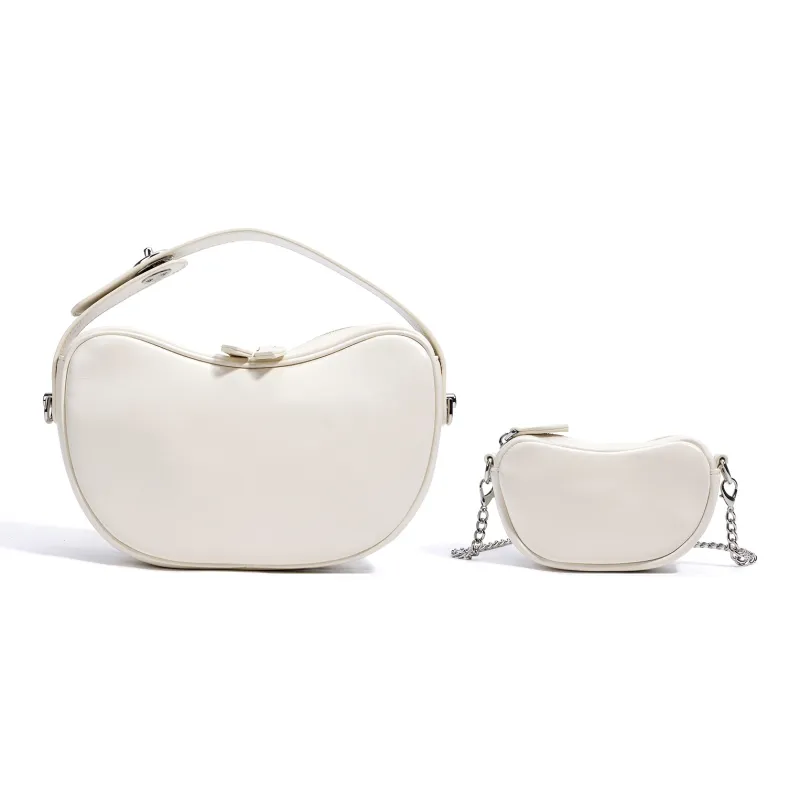 COURONNE Top Grain Oil Wax Sheepskin Shoulder Bag, Crossbody Bag, Handbag Women's Multicolor-16