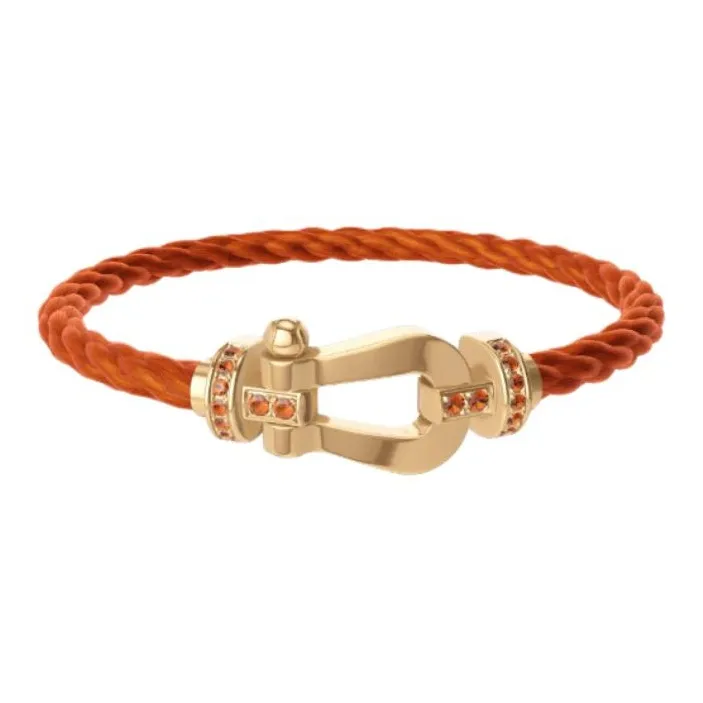 FRED Stainless Steel Bracelets Women's Orange-0