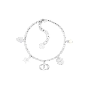 DIOR Resin Bracelets Women's Silver