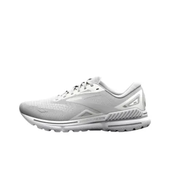 Brooks Adrenaline GTS 23 Anti Slip Wear Resistant Low Top Casual Running Shoes Women's Light Gray