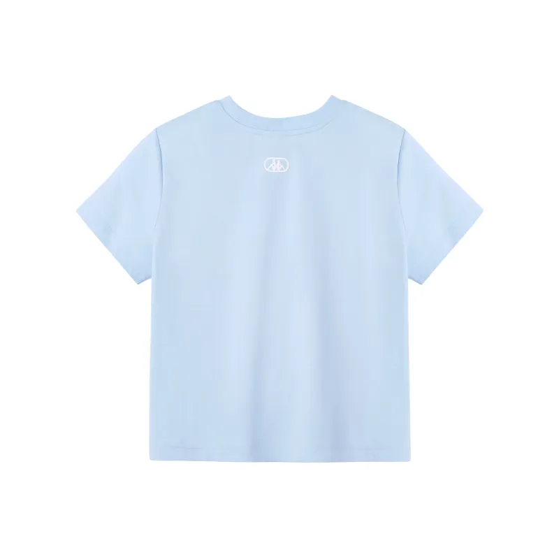 Kappa Casual Cartoon Sweet Style Print Short Sleeved Comfortable Versatile Loose Fit T Shirt Women's-6