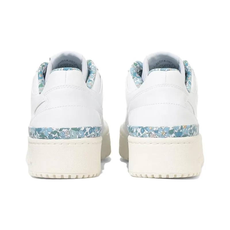 LIBERTY x Adidas Originals Anti Slip Wear Resistant Low Top Skateboard Shoes Unisex White-3