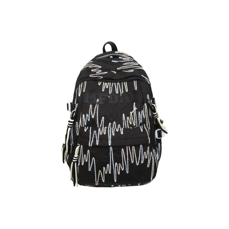 Elsvet Nylon Backpack Unisex Multicolor-5