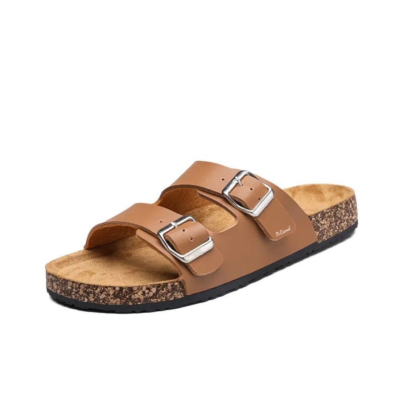 PROTECTCAMEL Rubber Sole Slip Resistant Abrasion Resistant Quiet Slide Slippers Unisex-5