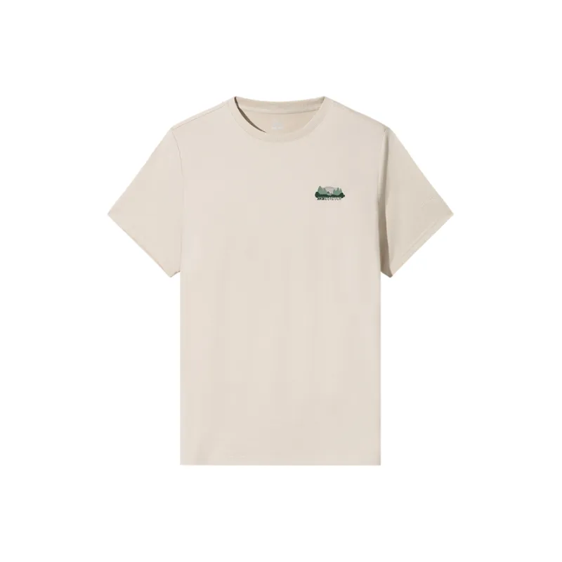 Anta Outdoor Collection T Shirt Men's Wheat Grain Gray-0