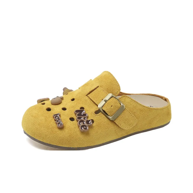 Colorful Creations Stitching Quiet, Odor Resistant, Slip Resistant Closed Toe Slippers Women's-10