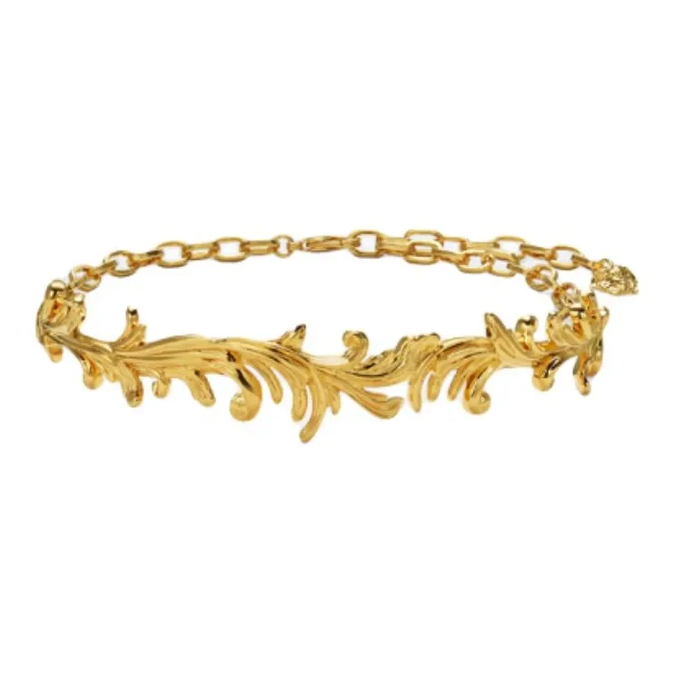 VERSACE Barocco Leaf Choker-0