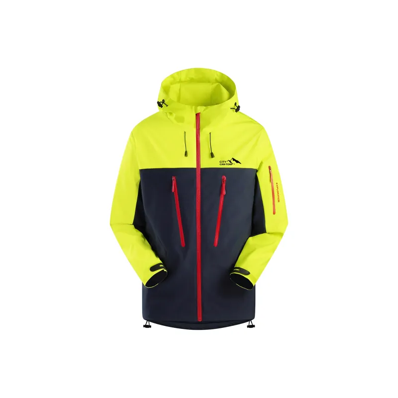 CAN·TORP Abrasion Resistant Lightweight Breathable Waterproof And Windproof Rainproof Windbreaker Jacket Unisex-4