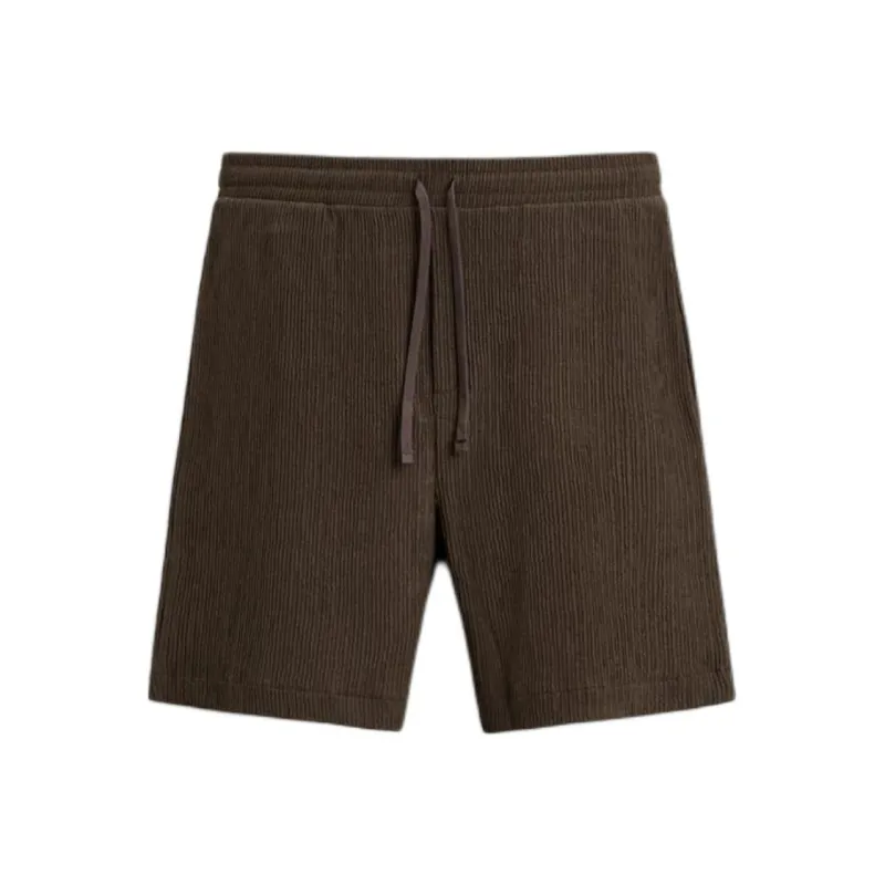 ZARA Casual Shorts Men Dark Brown-0