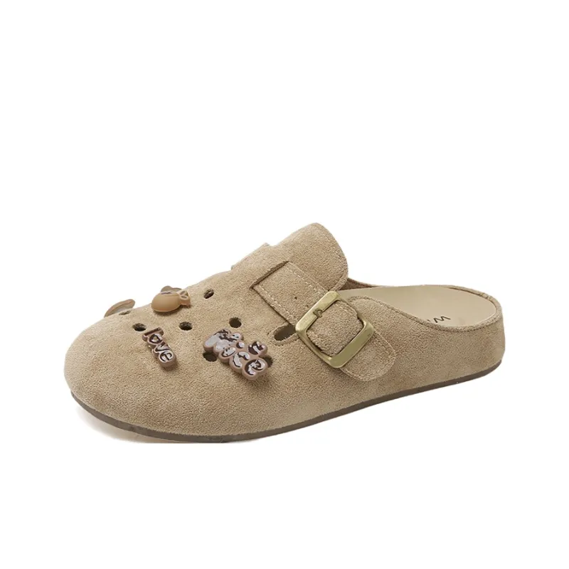 Colorful Creations Stitching Quiet, Odor Resistant, Slip Resistant Closed Toe Slippers Women's-0